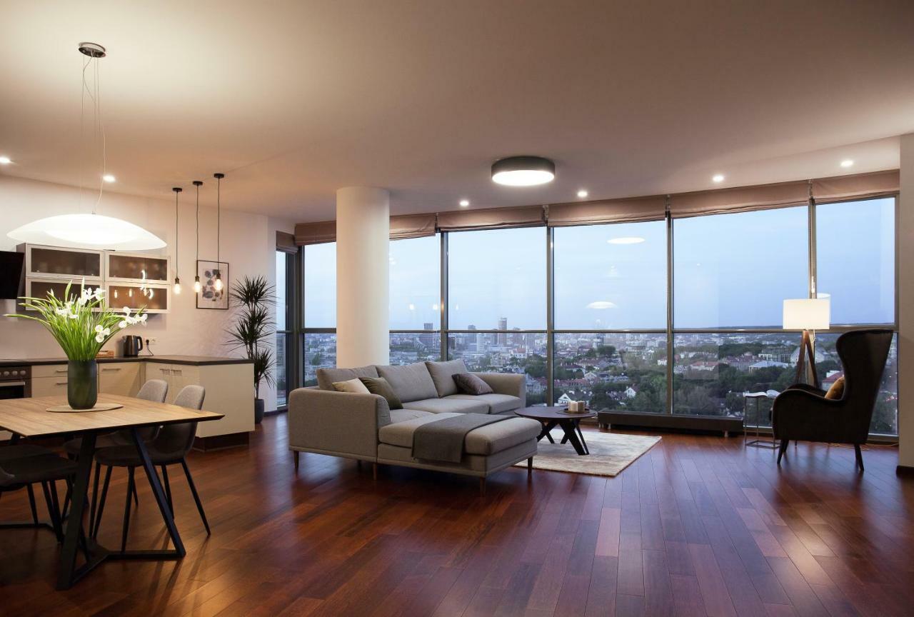 Luxury Panoramic Vilnius Apartment Extérieur photo